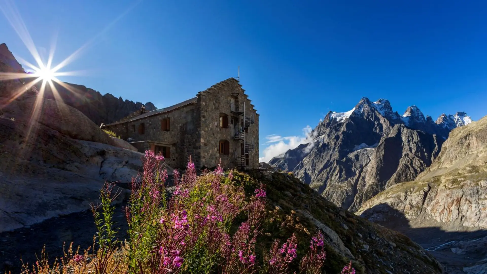 Le refuge du glacier Blanc