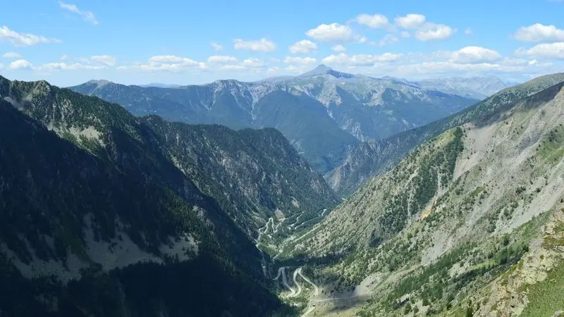 Mont Mounier et route d'Isola 2000