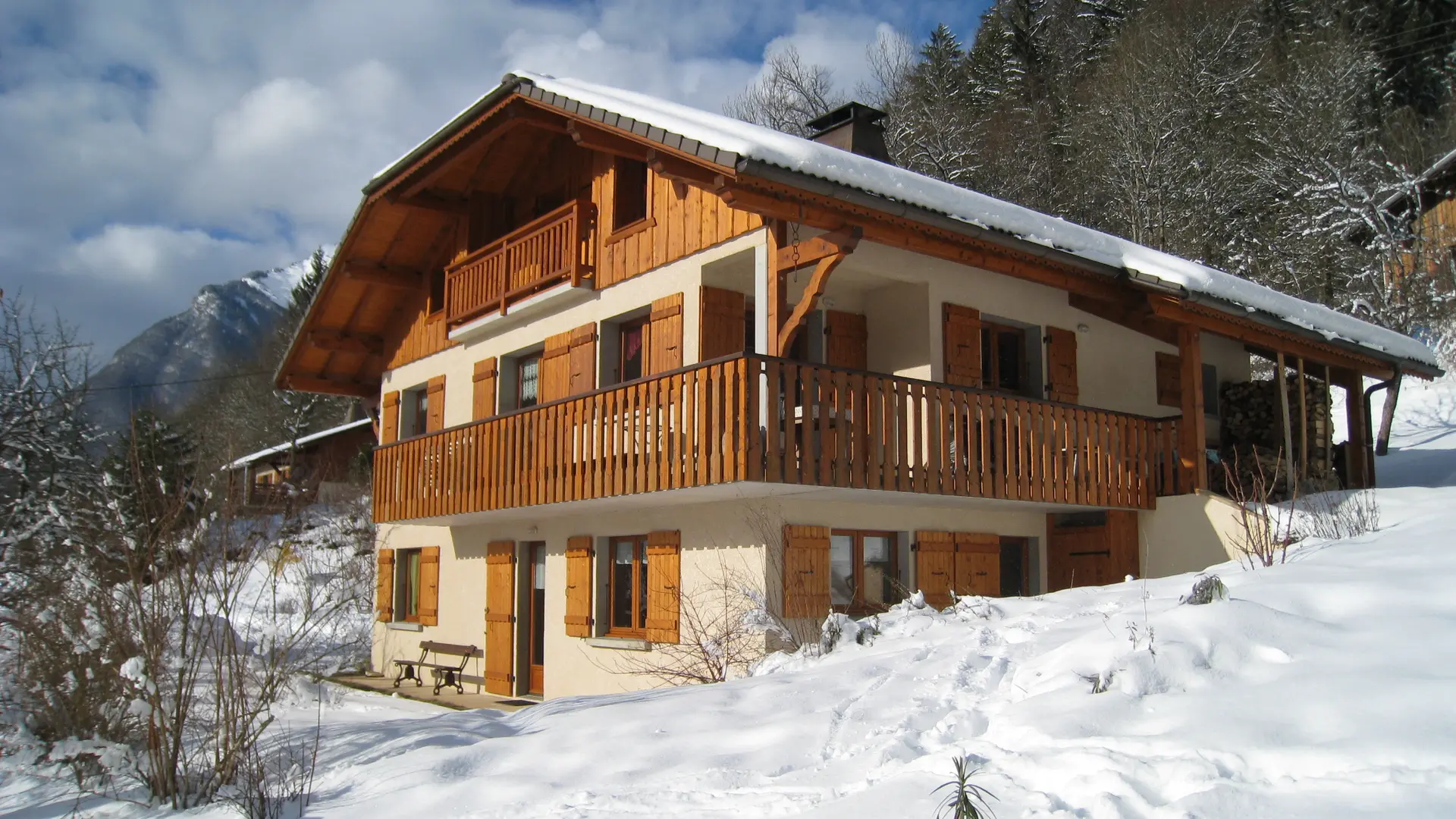 Chalet en hiver