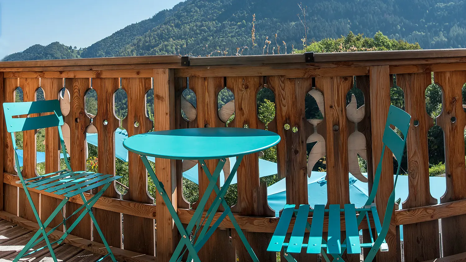 Terrasse de la chambre