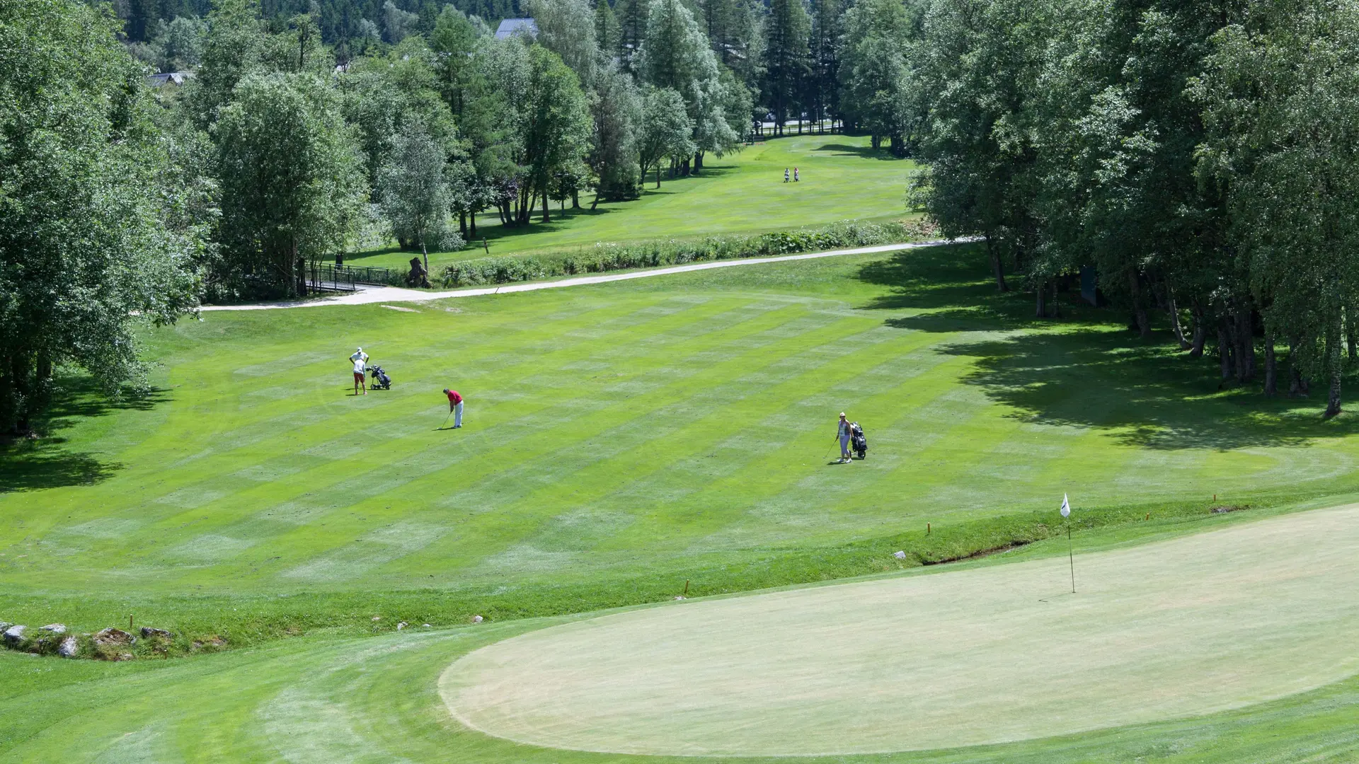 golf de chamonix trou 1