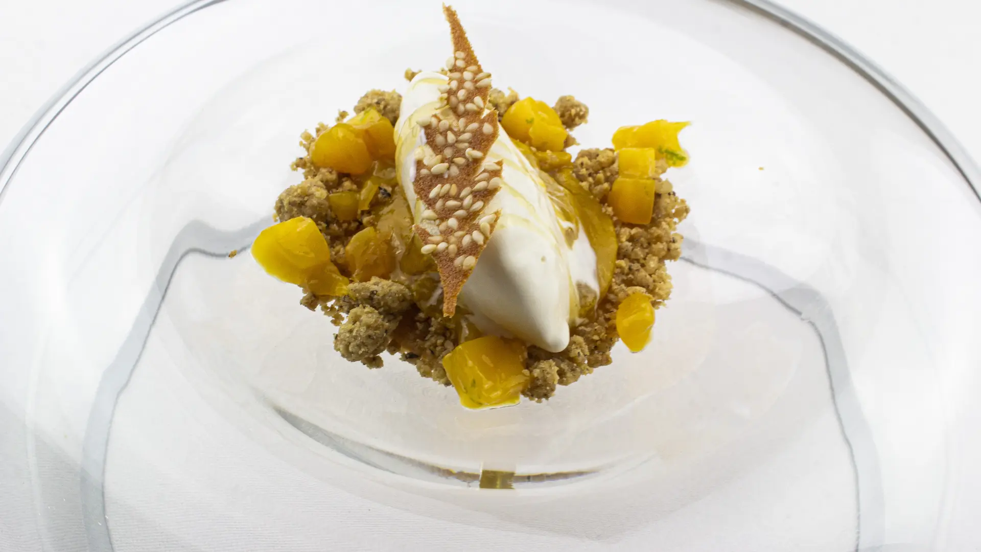Présentation de dessert