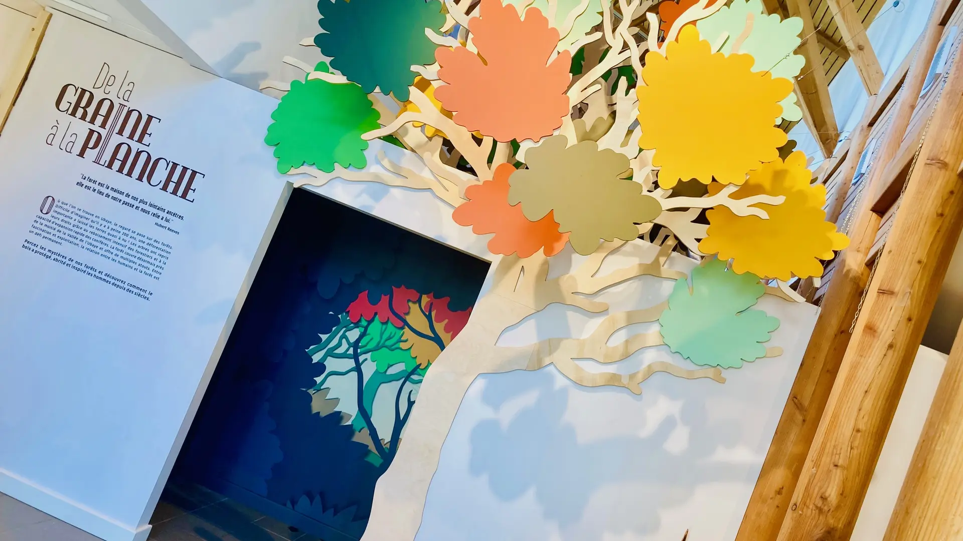 Entrée du parcours museographique