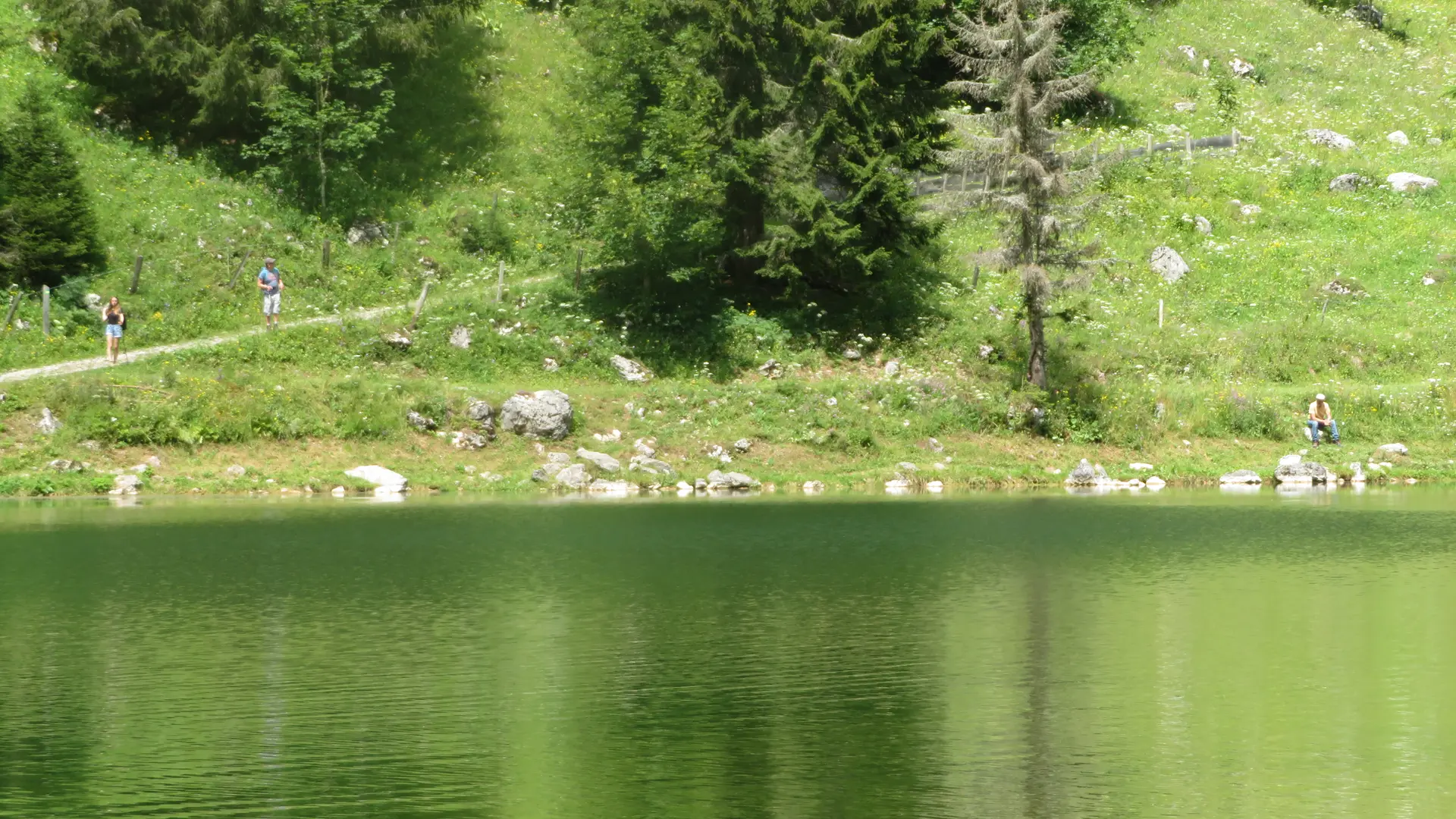 Randonnée et pêche au lac de Fontaine