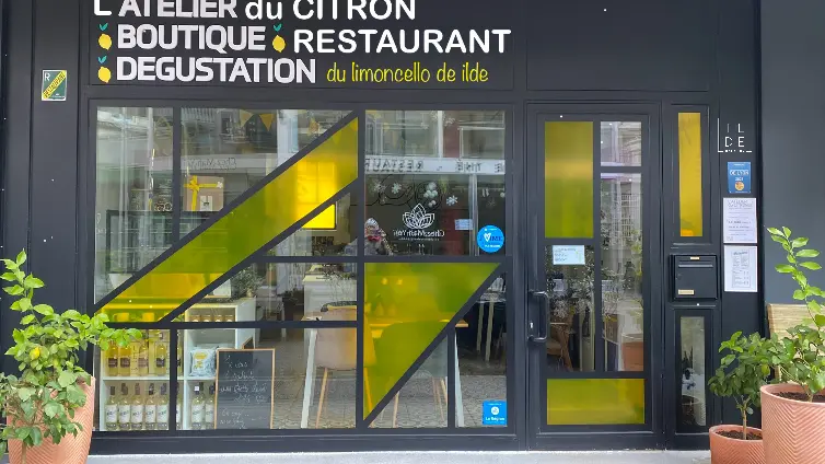 Devanture de la boutique