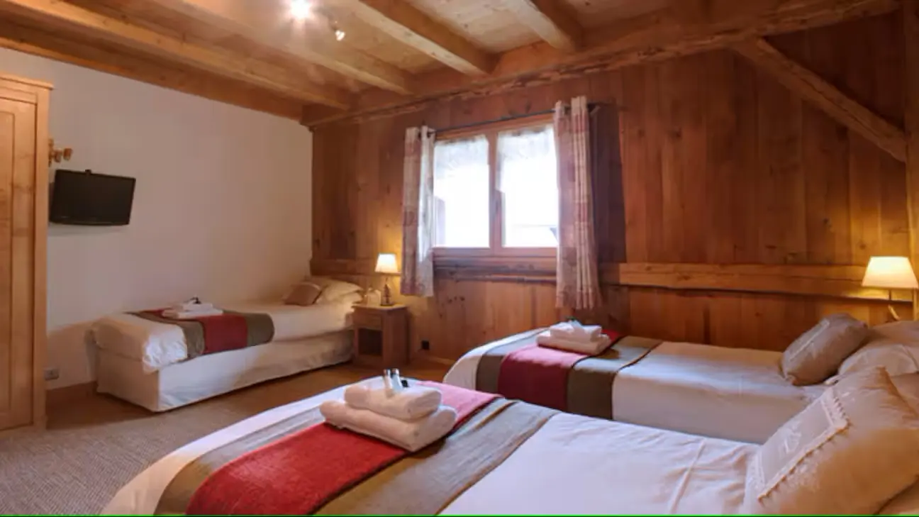 chambre 4 avec lits simples