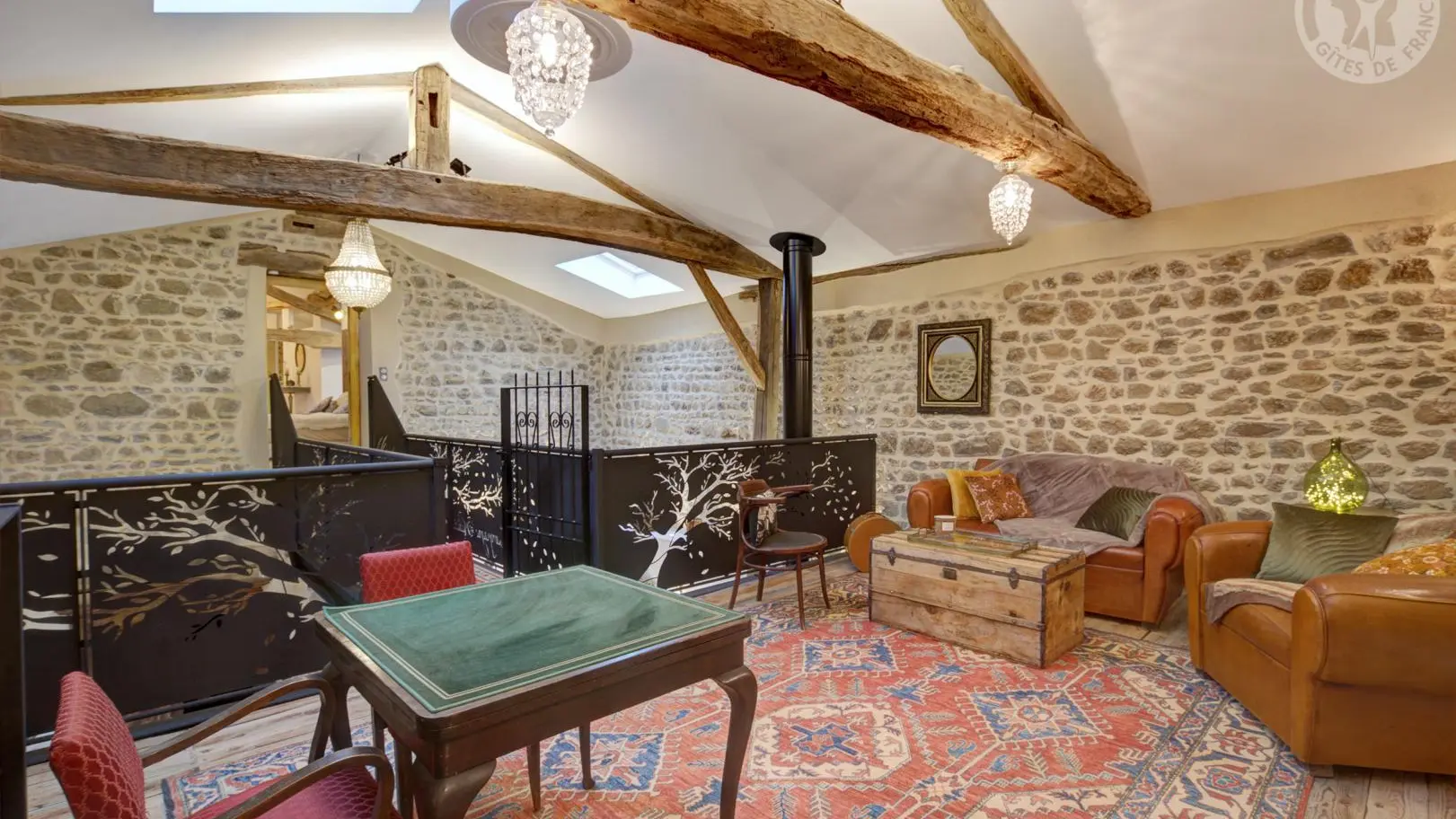 passerelle donnant dans la chambre Chérubins