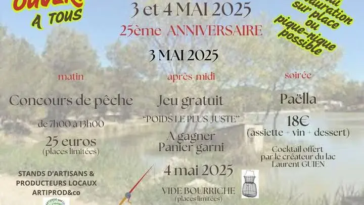 Le Lac de l'Aillade fête ses 25 ans !_Beaumont-de-Pertuis