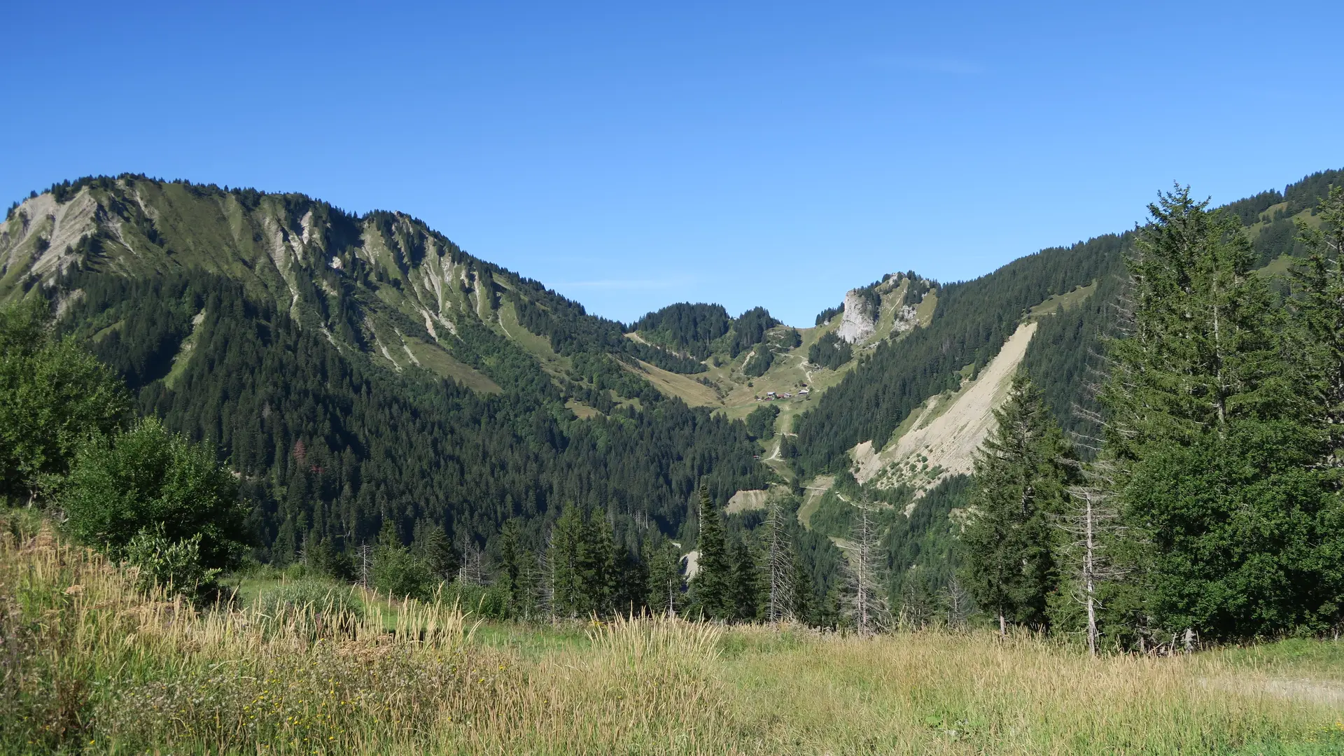 Vue depuis le sommet de la télécabine