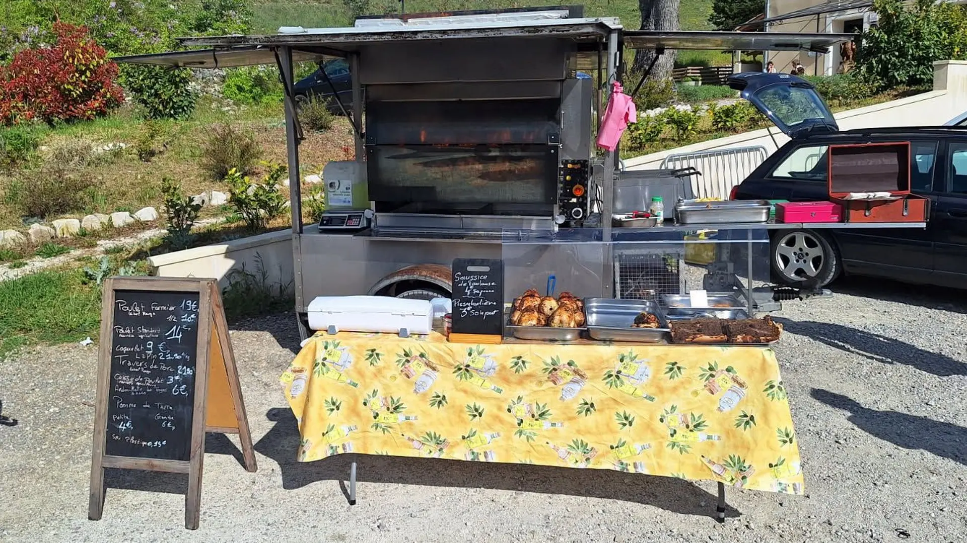 Stand rôtisserie