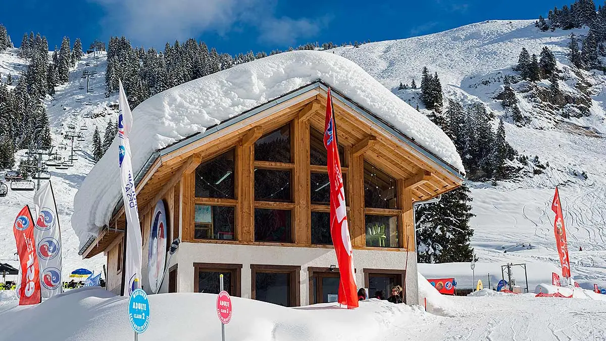 Le chalet de l'ESF des Lindarets
