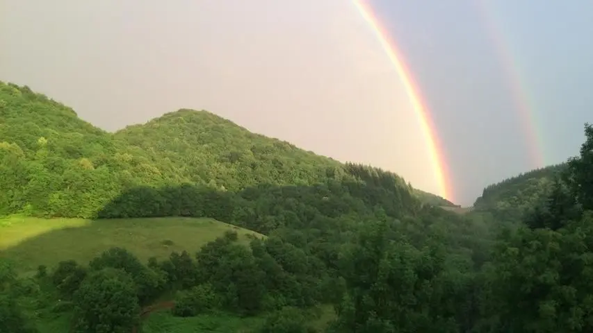 La belle vue dégagée  du gîte