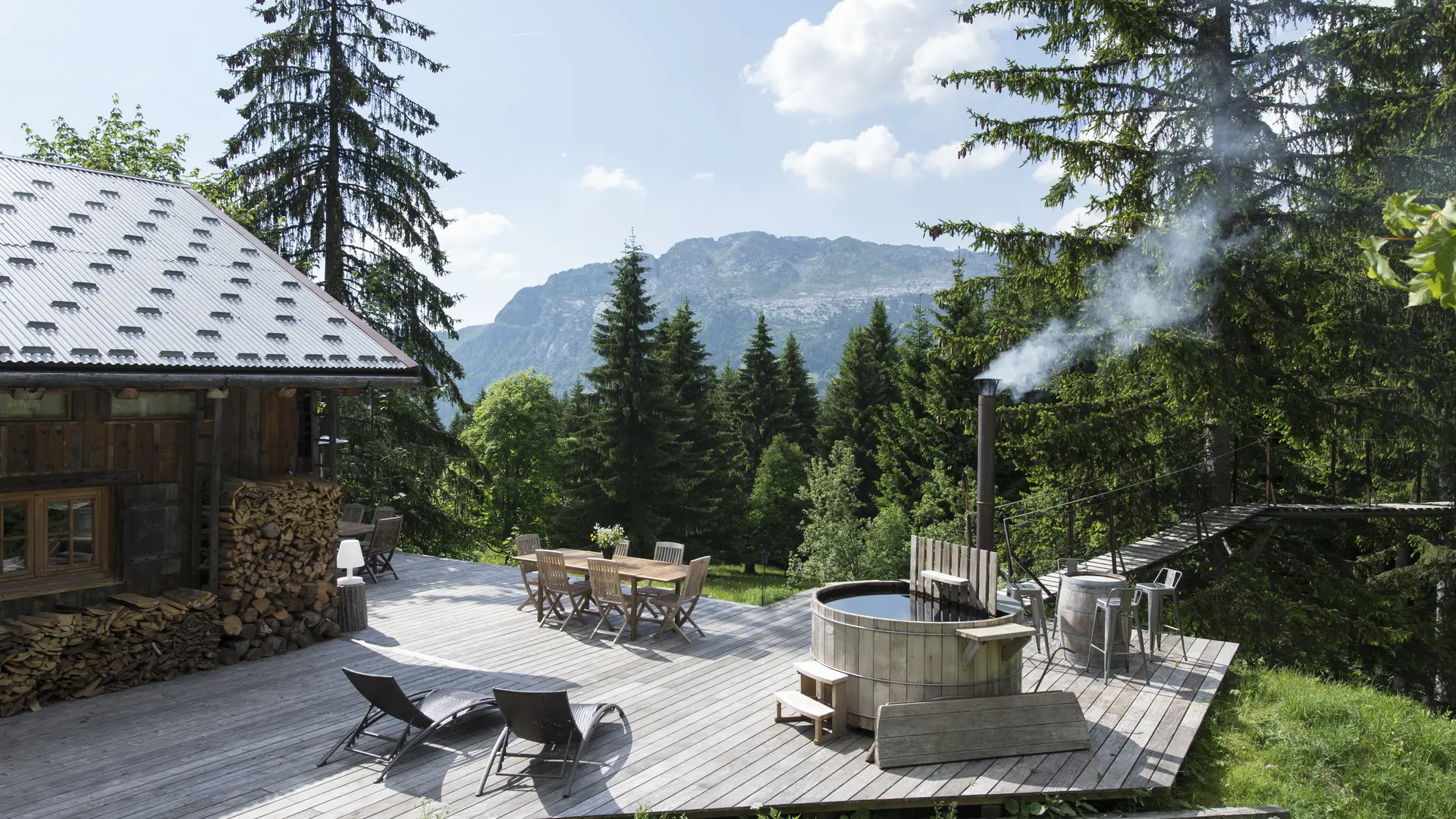 Chalet et terrasse - Les Ecotagnes - Les Villards-sur-Thônes, Huate-Savoie