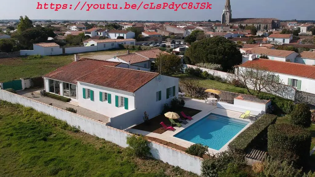 Vista aérea de la casa