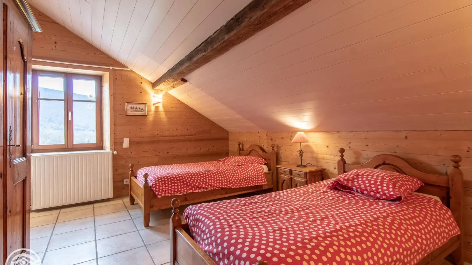 Chambre avec 2 lits simples