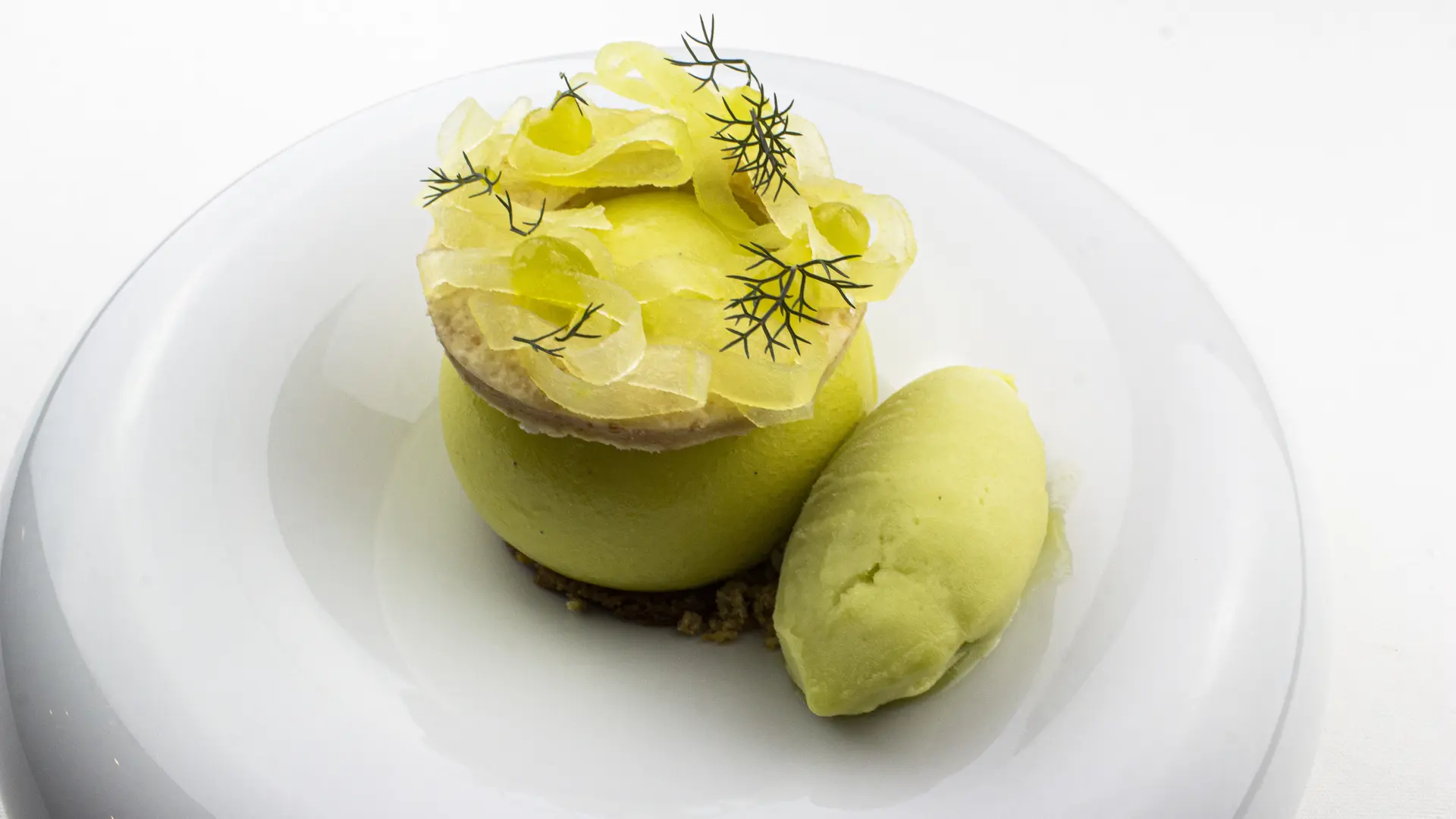Présentation de dessert