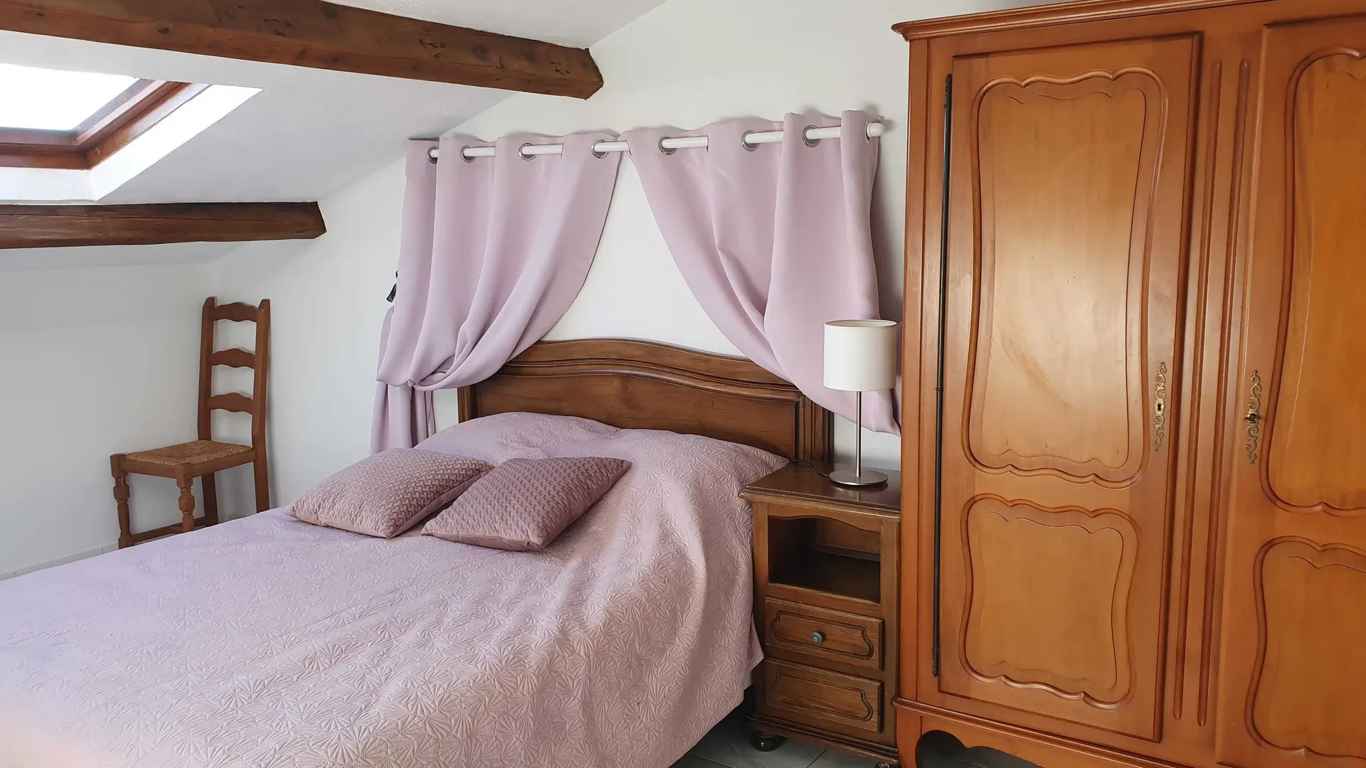 La Bastide du Rousset-Chambre 3 avec lit double-Ascros-Gîtes de France des Alpes-Maritimes