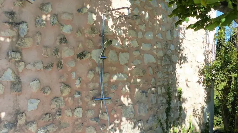 douche extérieure