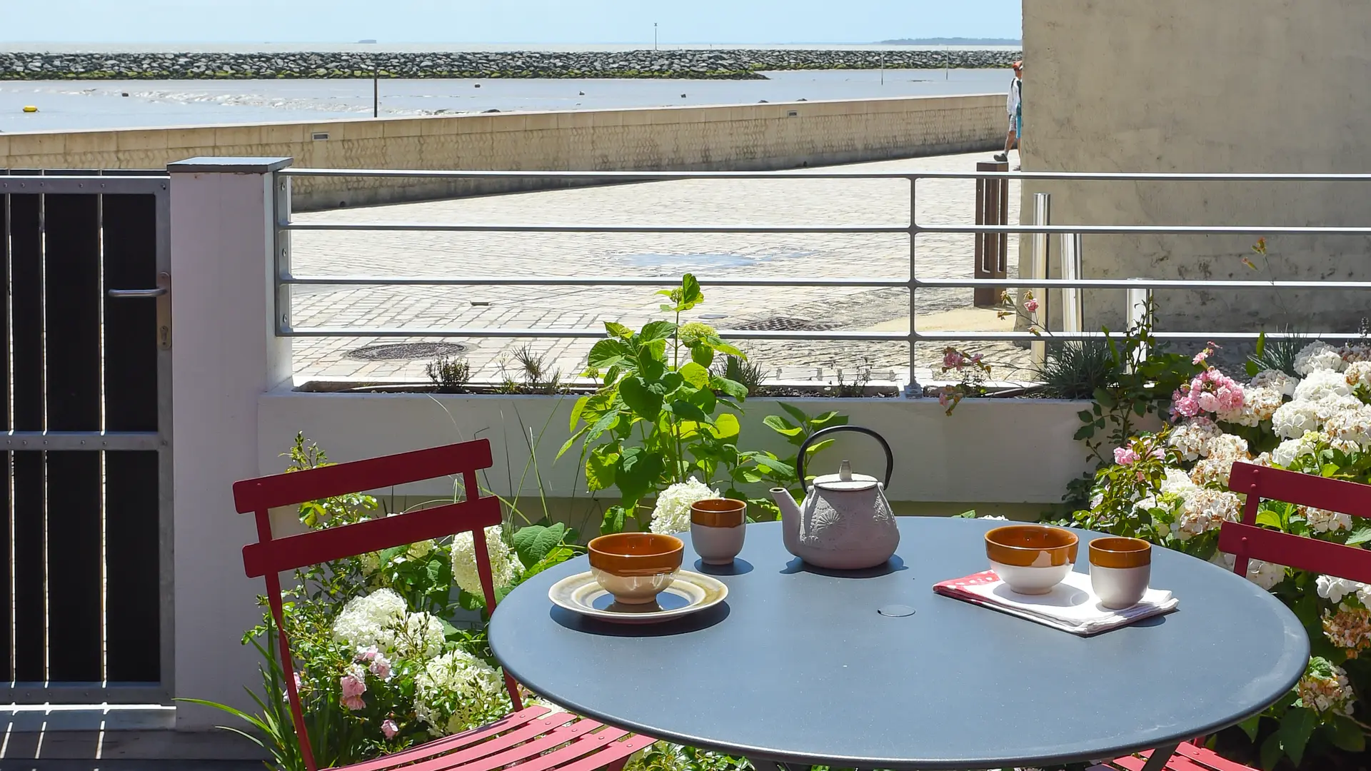 Terrasse vue mer