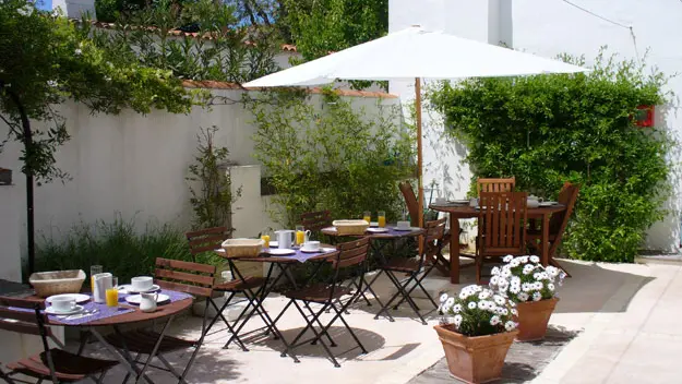 Terraza exterior - Desayuno