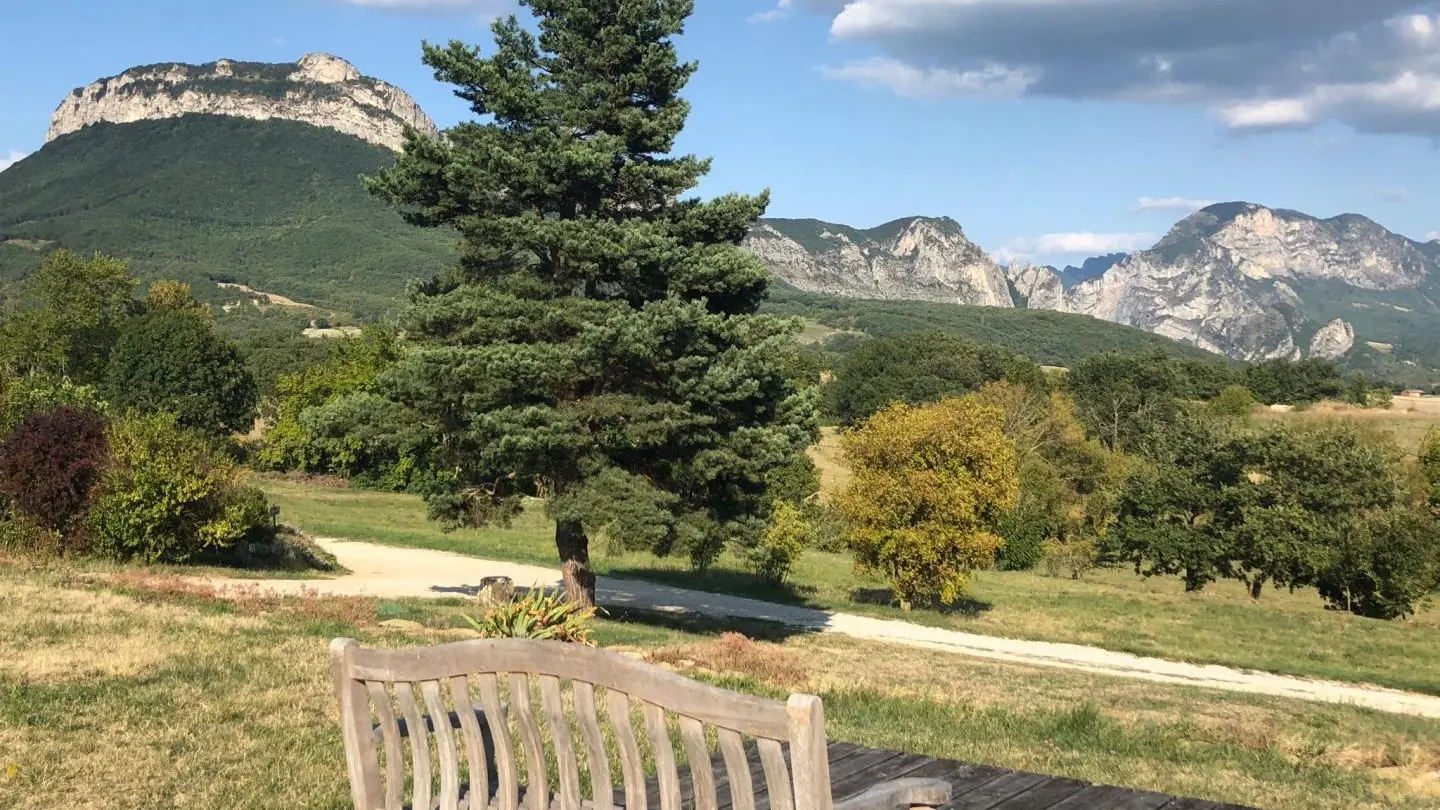 La vue depuis la propriété