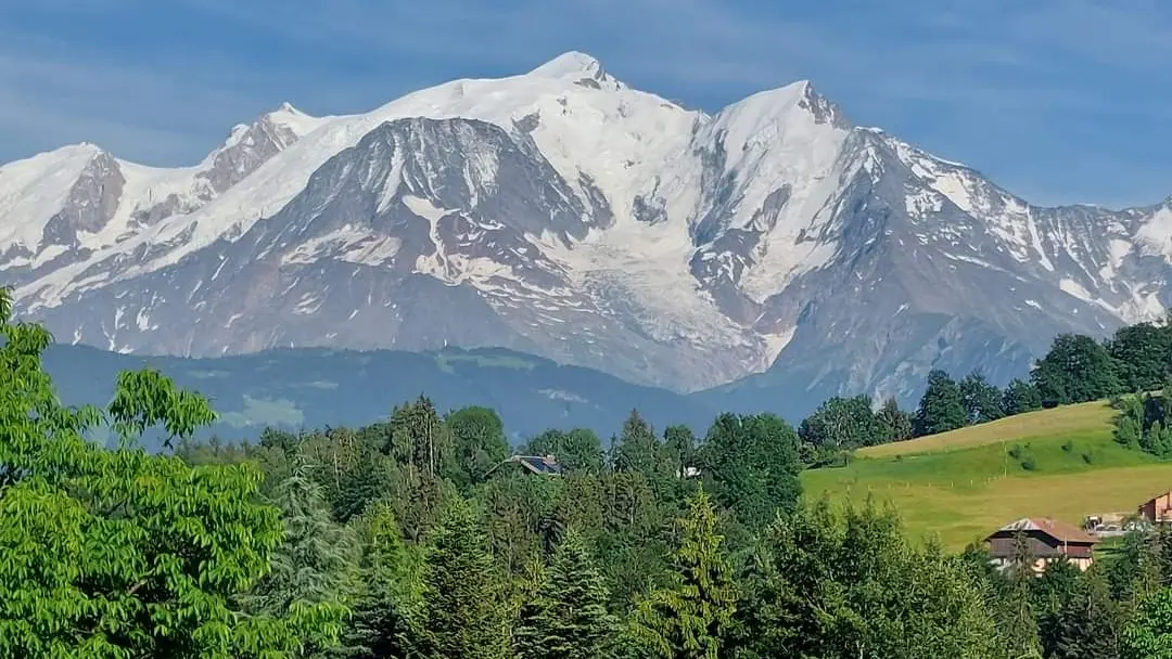 Vue sur le Mont Blanc