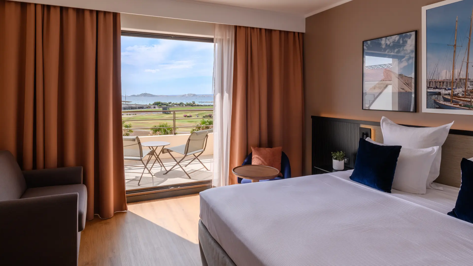 Chambre vue mer Hôtel Villa M