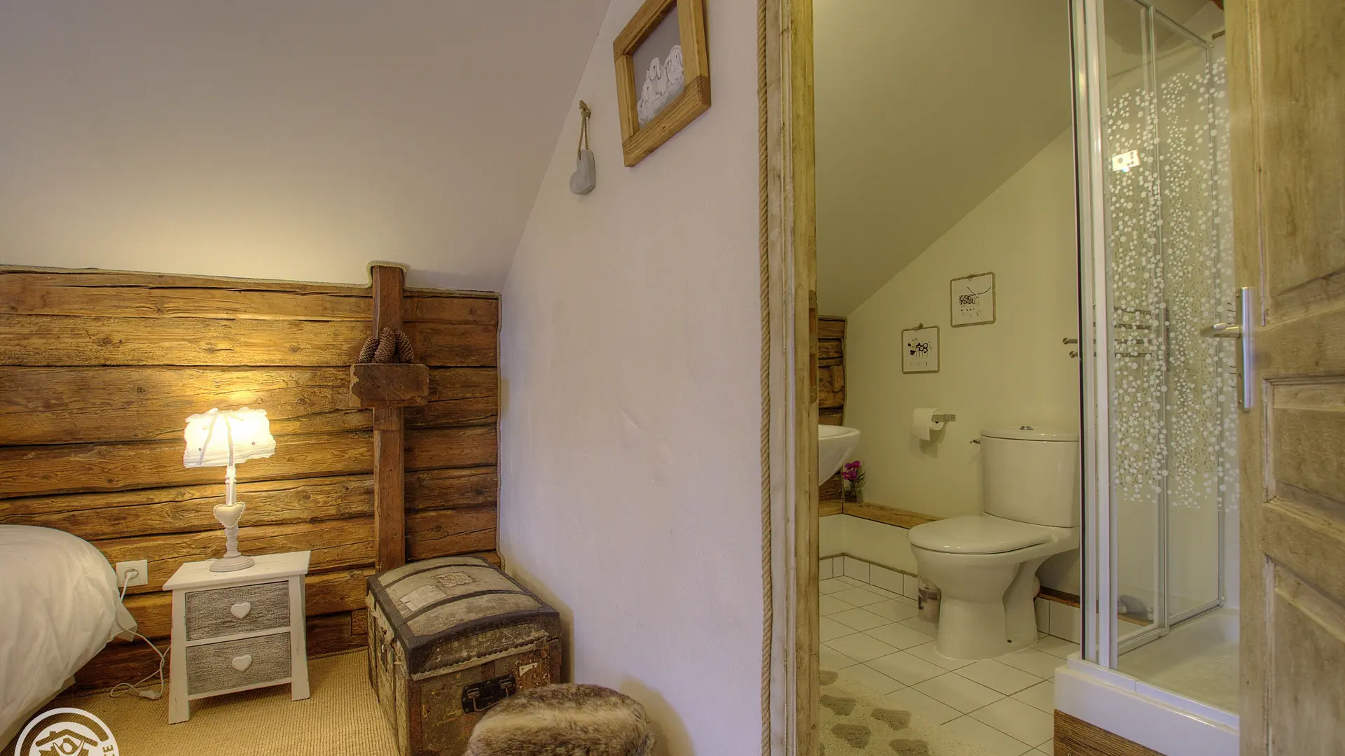 Salle de bain ch. Le Nom - Chalet Marlyne - Thônes, Haute-Savoie