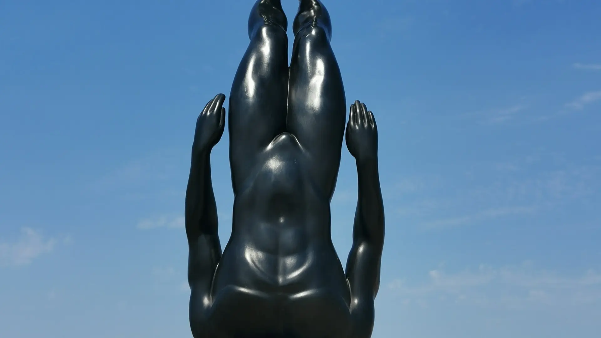 Apnéiste sculpture bronze Thierry Trivès  Mougins