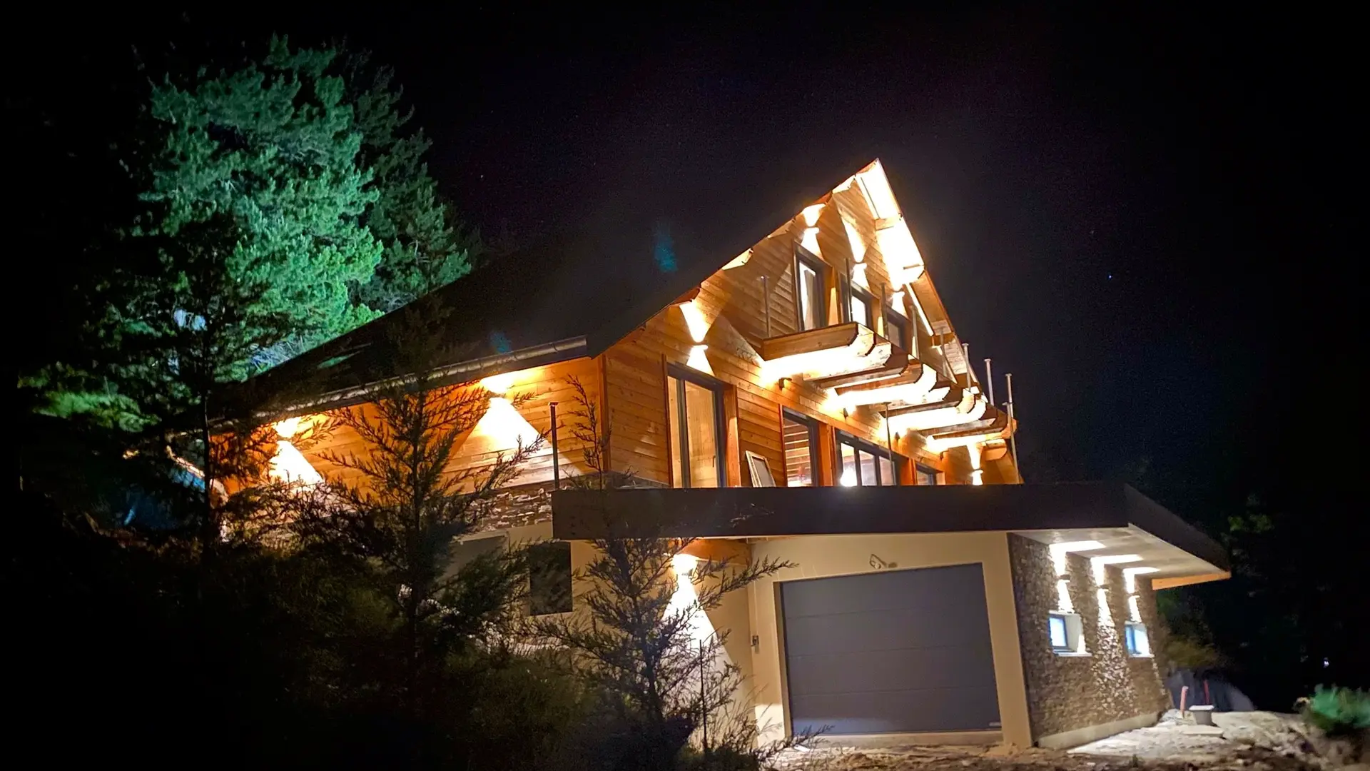Chalet de nuit