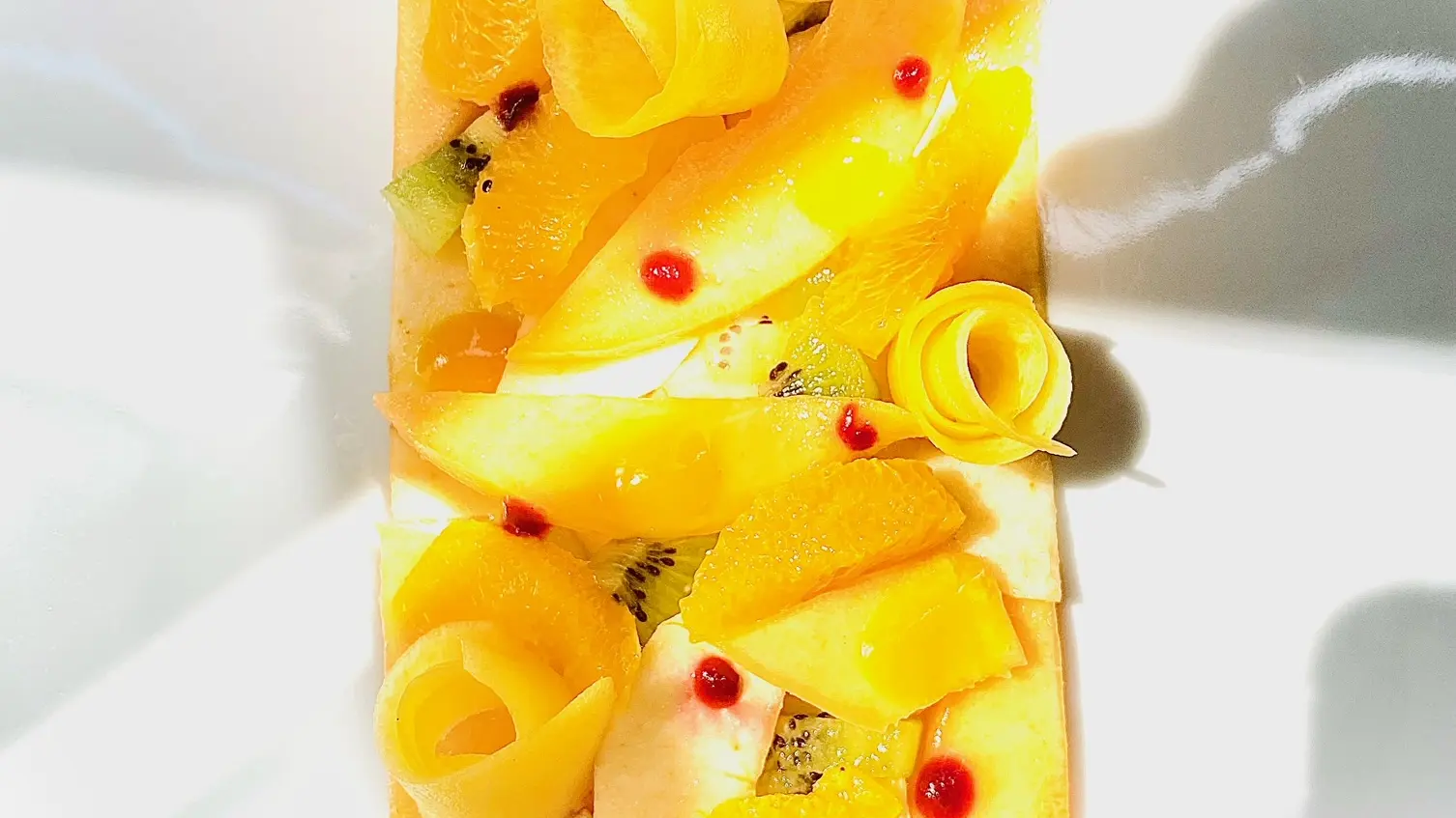 Présentation de dessert