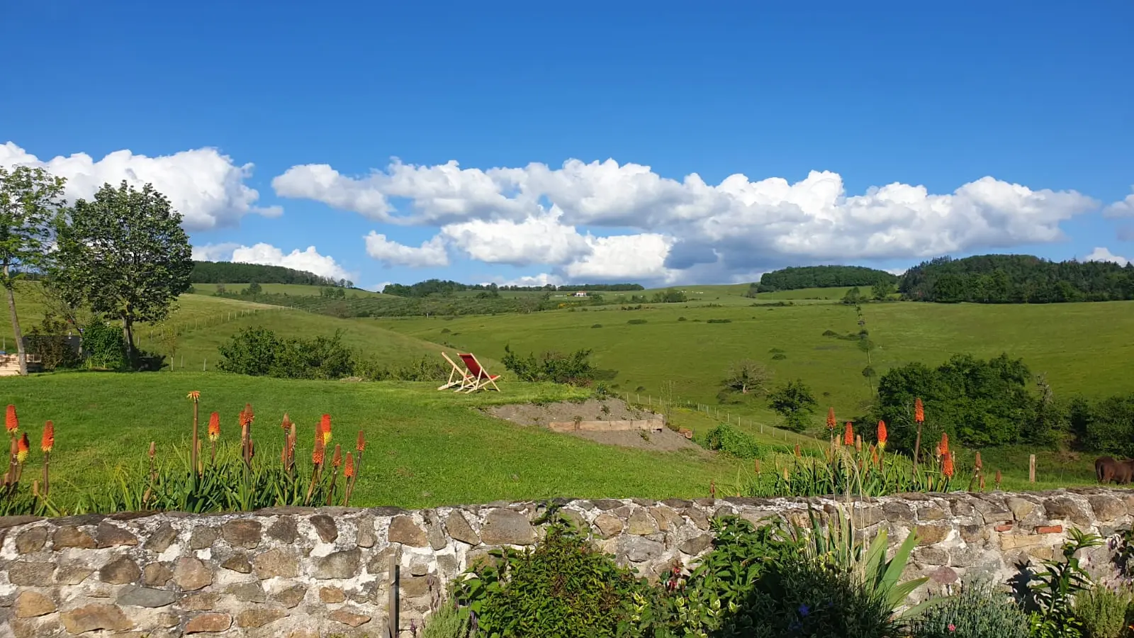 Vue depuis le gîte