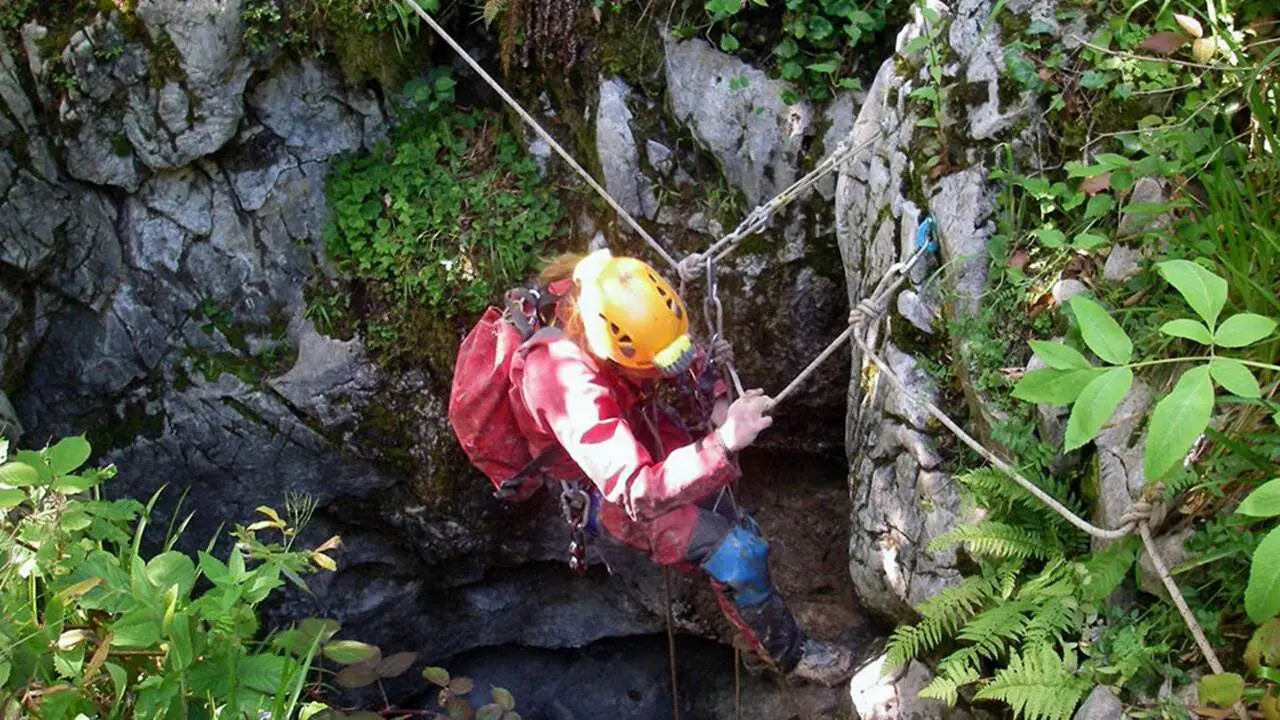 spéléo initiation verticale Belesta