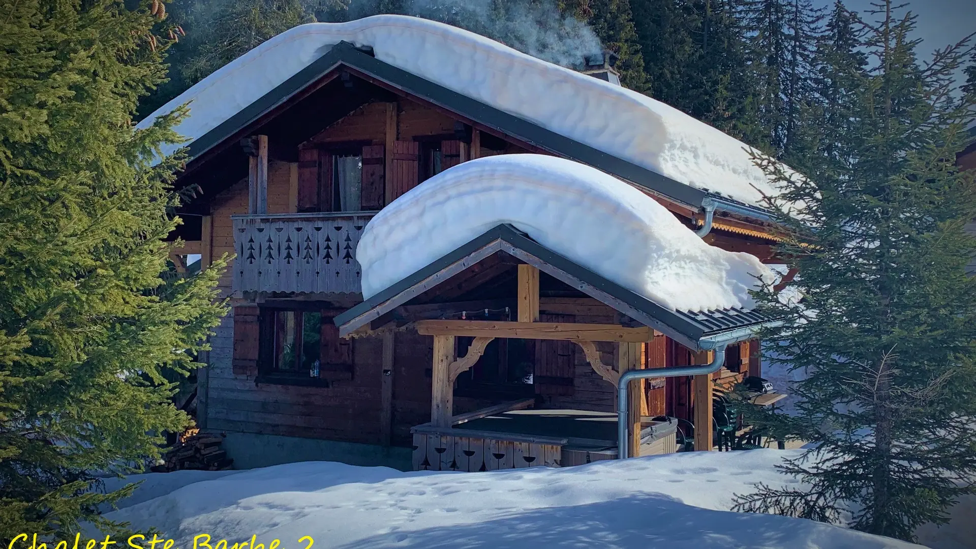 Chalet en hiver