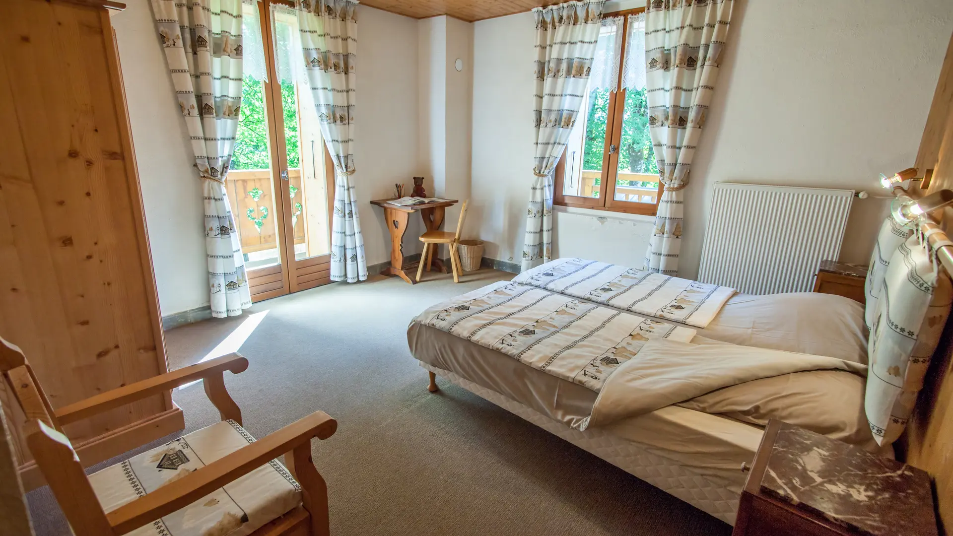 View of the first bedroom