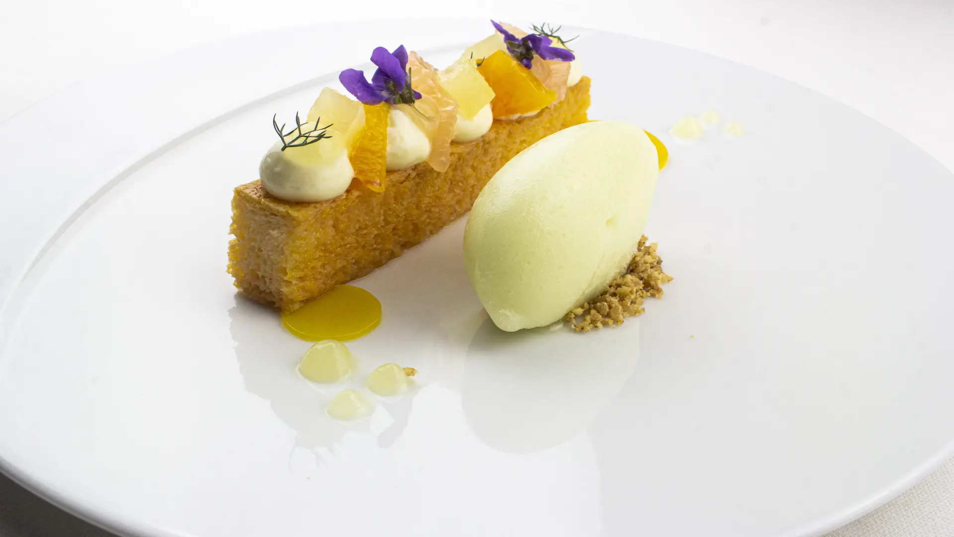 Présentation de dessert