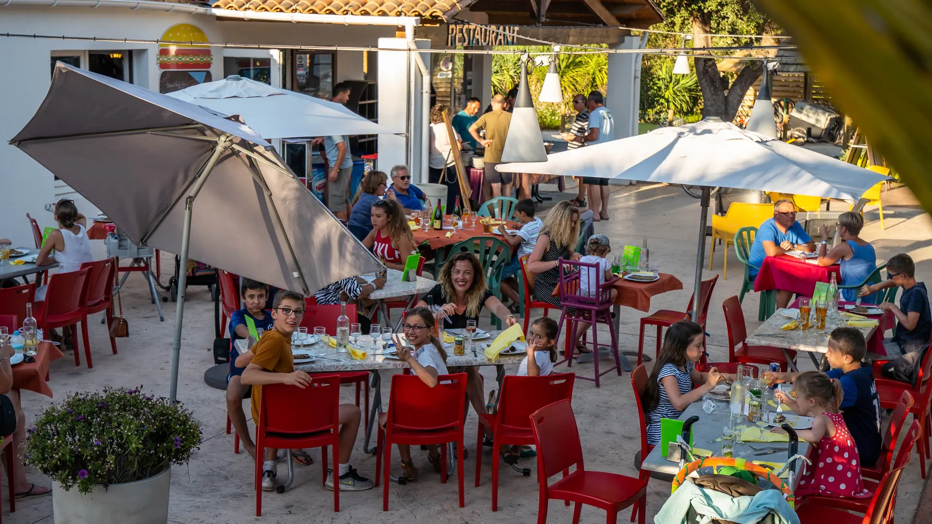 Restaurant camping ile blanche