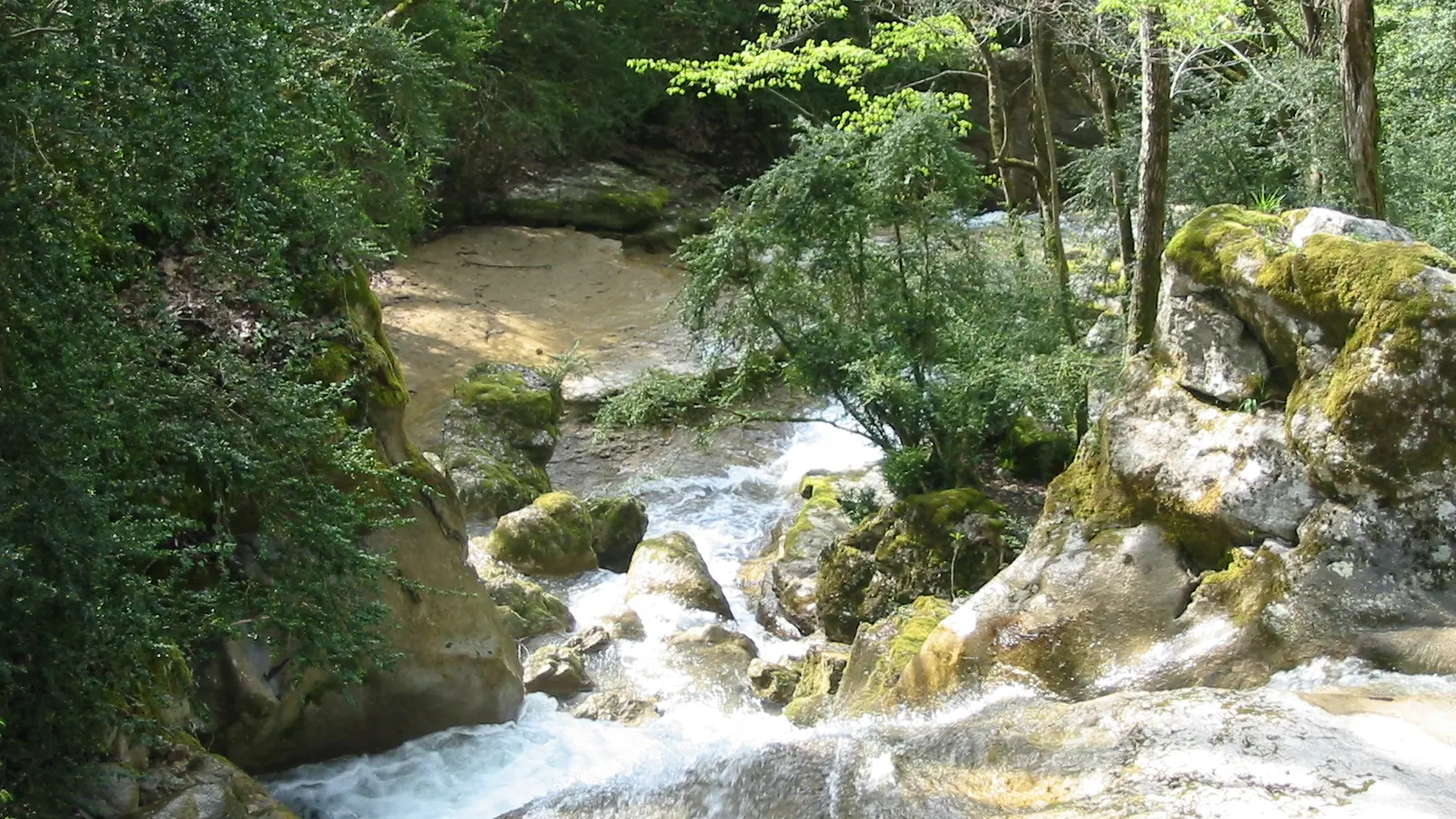 La 2ème cascade de Jacob au printemps.