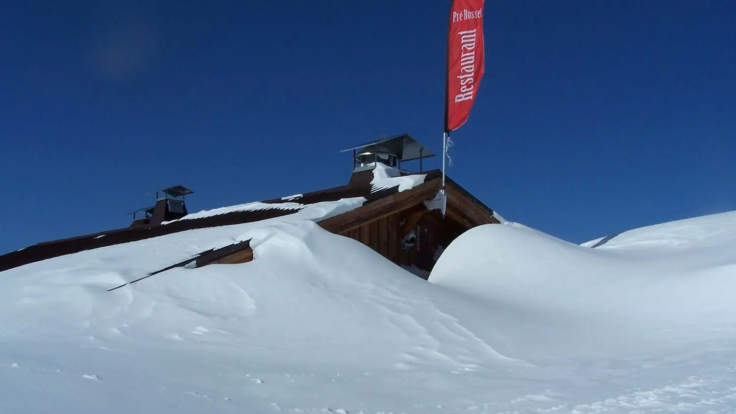 Alpage de Pré Rosset l'hiver