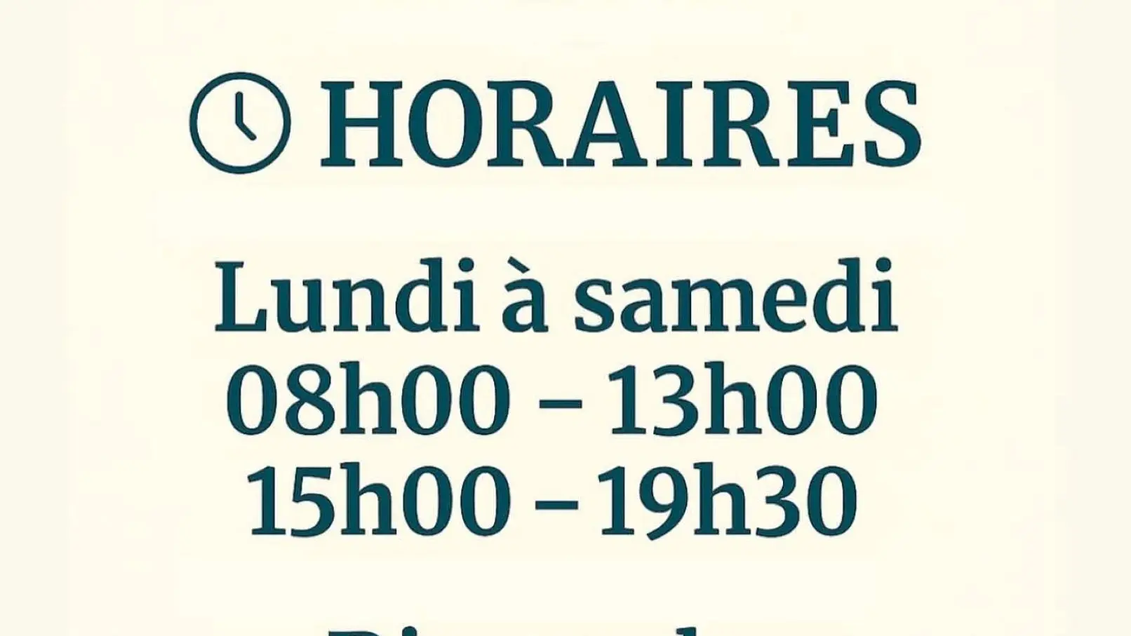 Horaires
