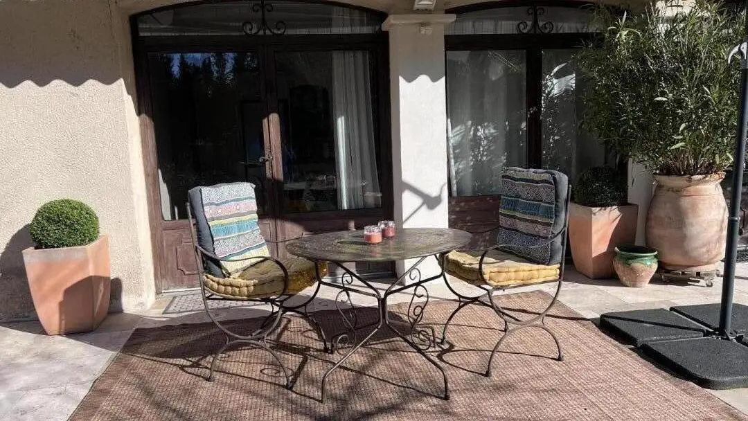 La terrasse en hiver