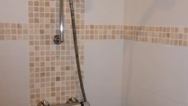 Salle d'eau, la douche