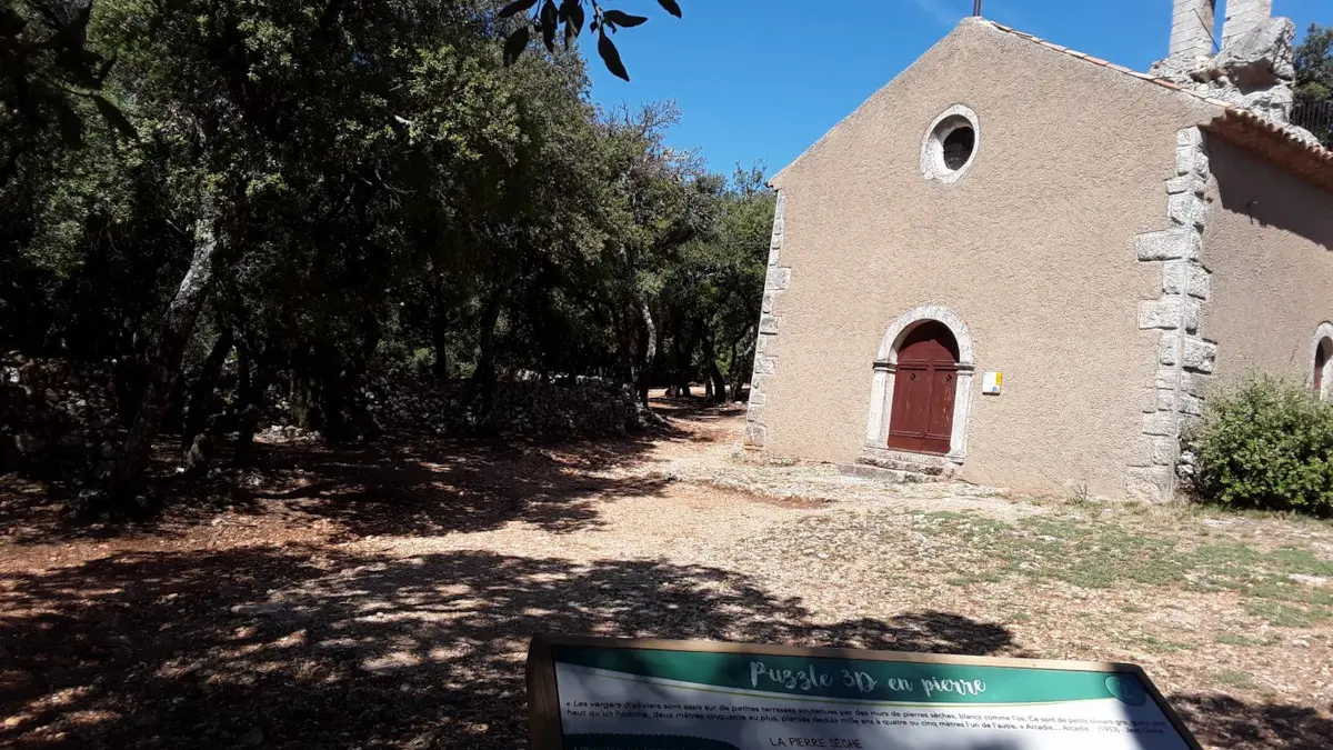 Chapelle Notre Dame de Bellevue et panneau pédagogique