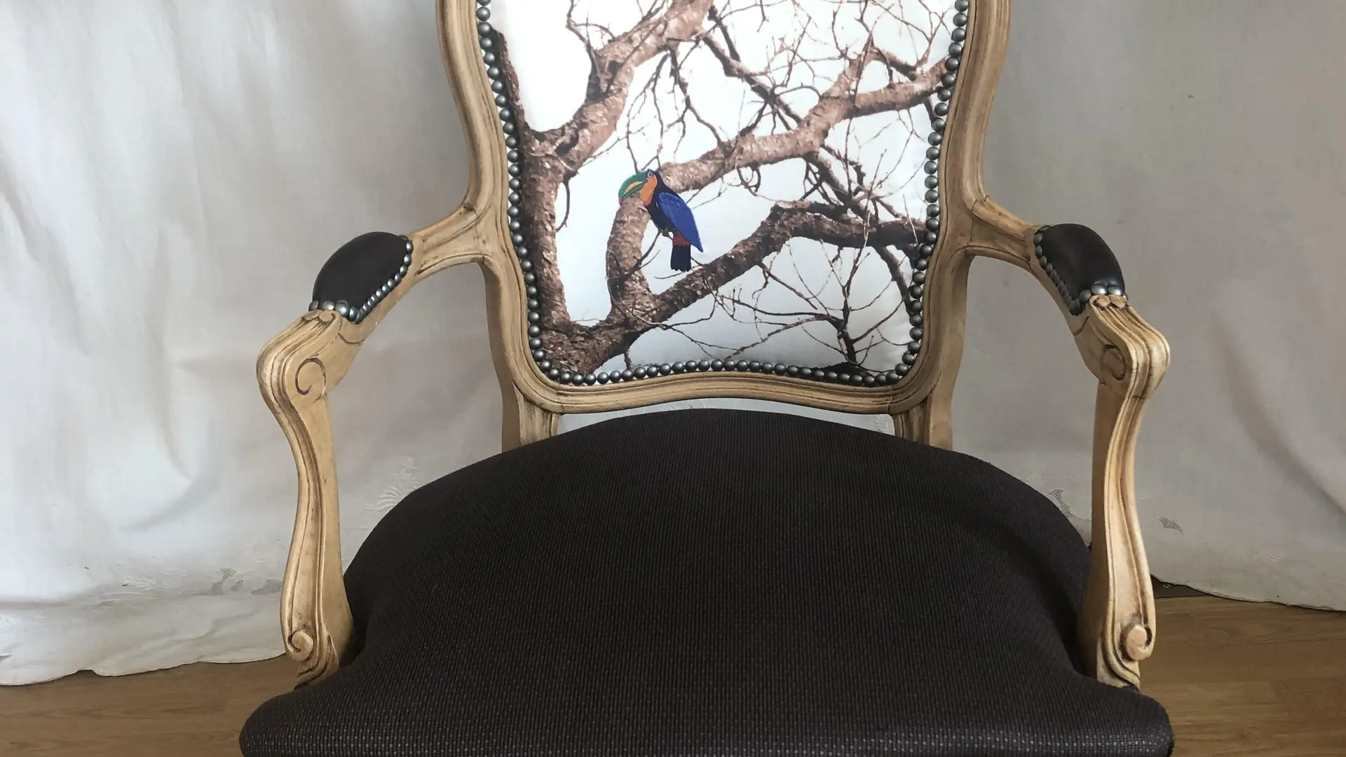 Création textile branchage