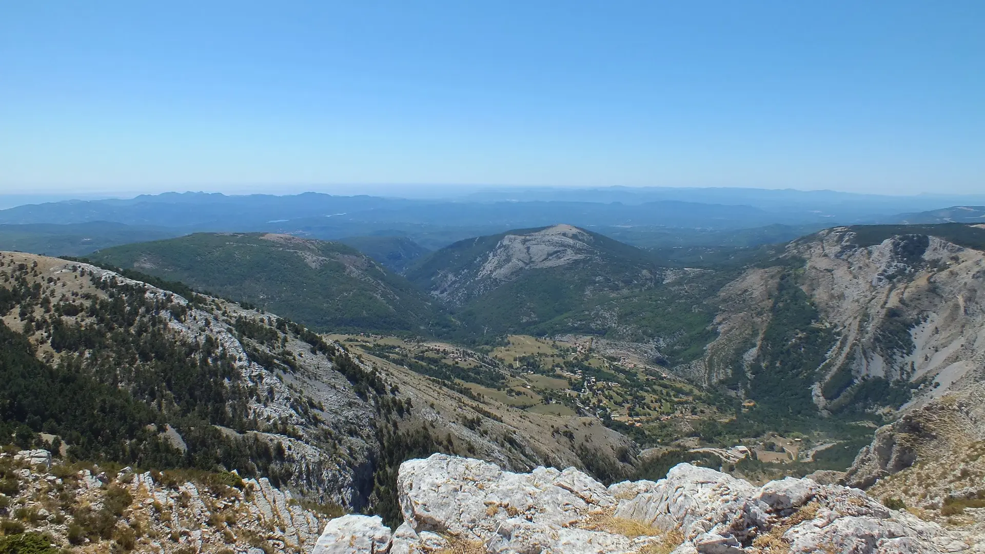 Vue sur les gorges de la Siagne