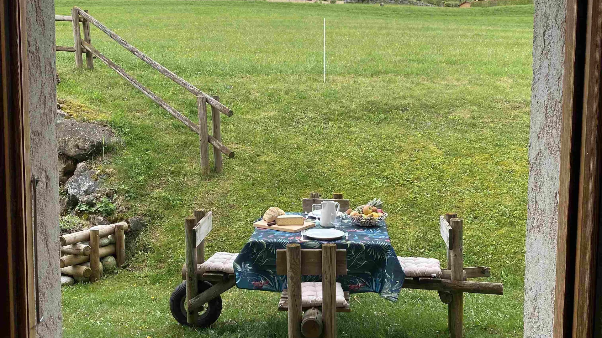 vue sur rez de jardin