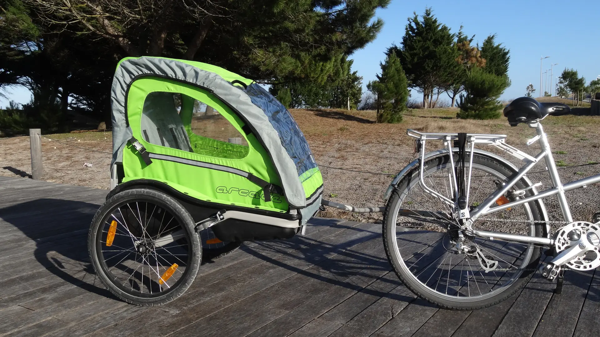 Remorque pour 2 enfants