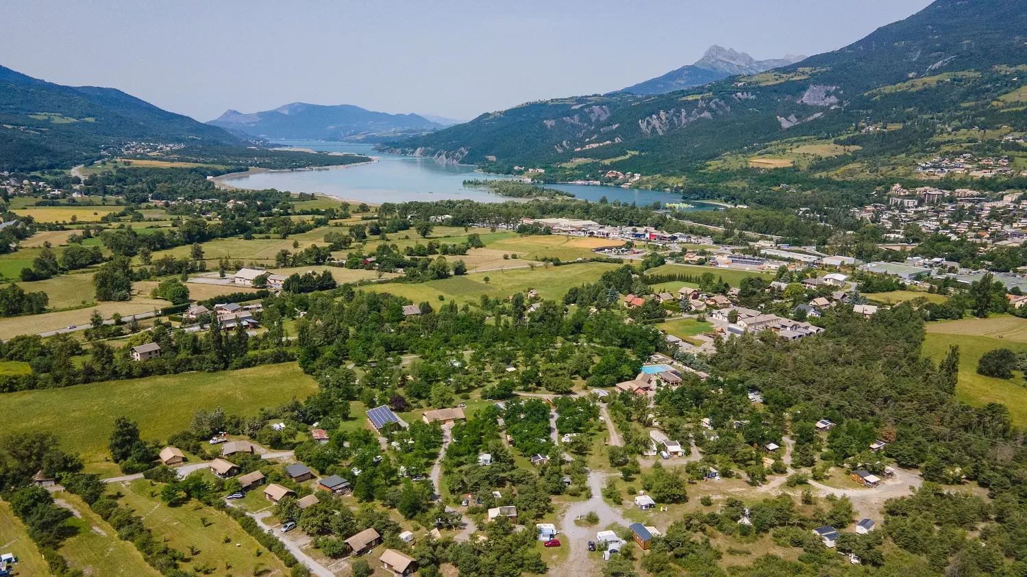 Vue aérienne - Camping le Petit Liou