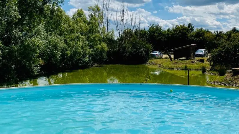 La piscine et l'étang