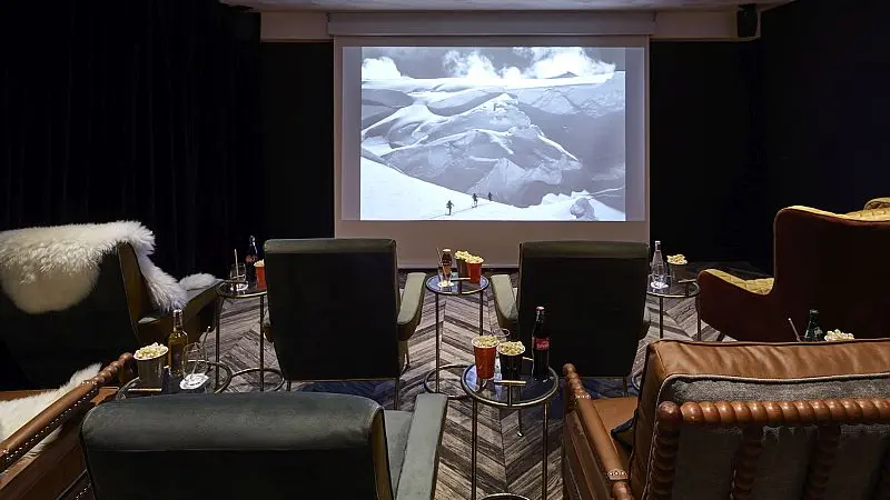 Home cinema à l'Alpen Valley